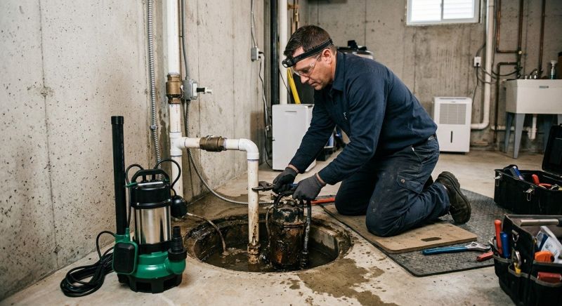 Basement Sump Pump Service in Des Moines, IA